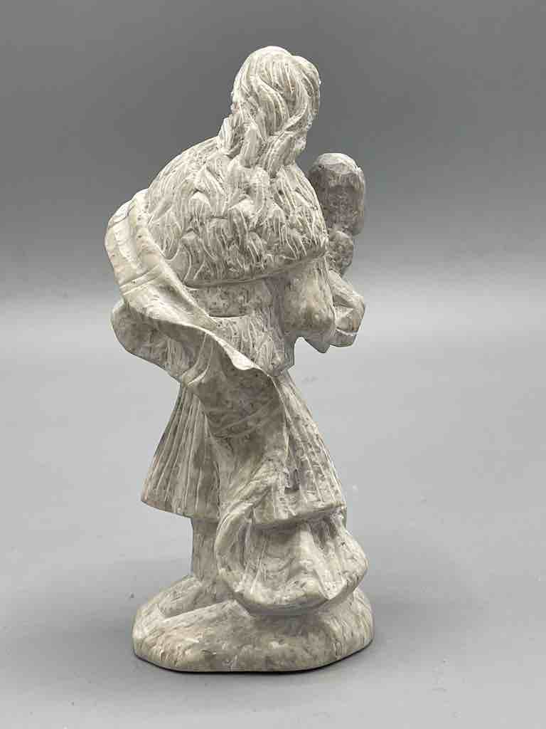 13-Piece Hand-Carved Soapstone Nativity - Viet Nam