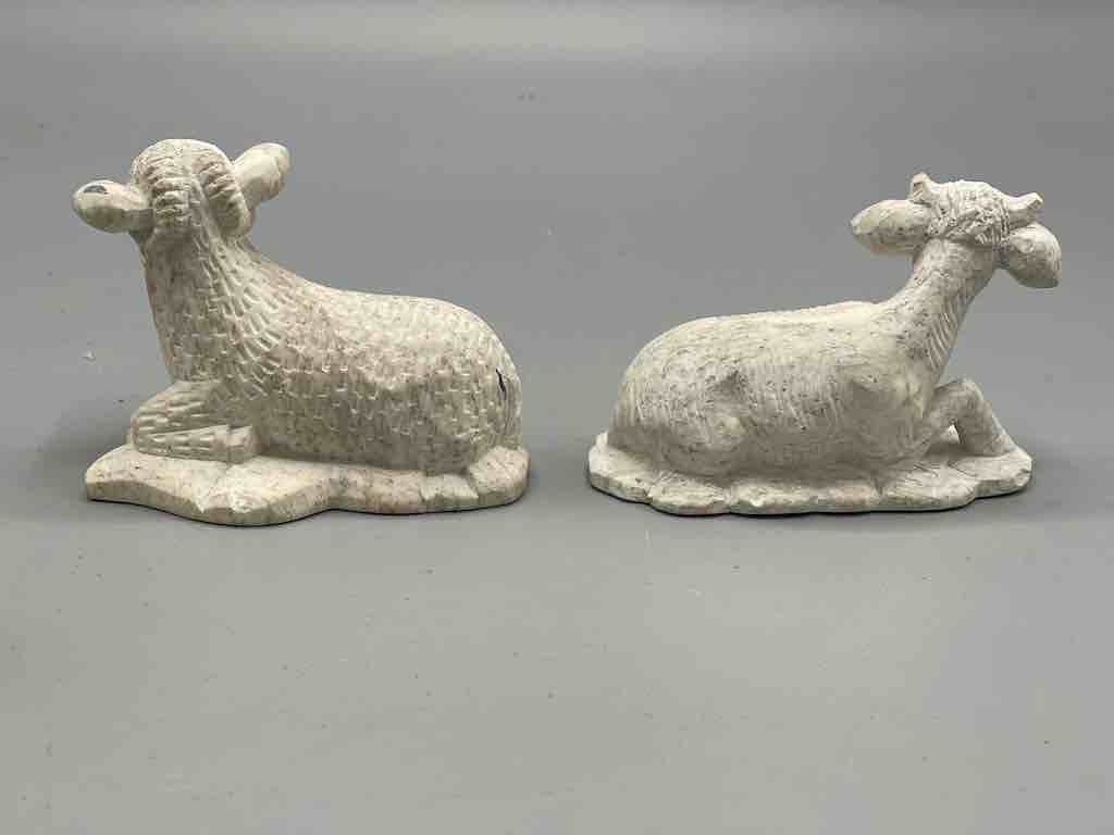 13-Piece Hand-Carved Soapstone Nativity - Viet Nam