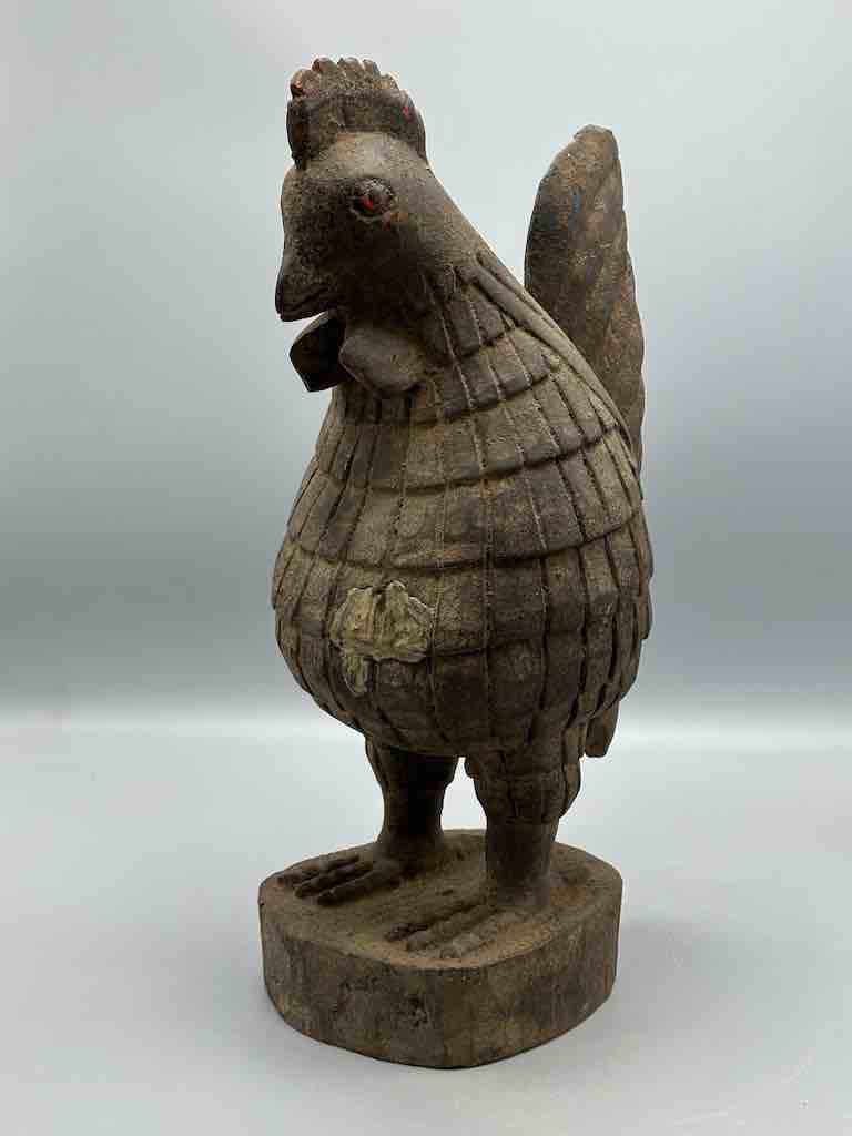 Wooden Baule Chicken Figure | Ivory Coast, Africa