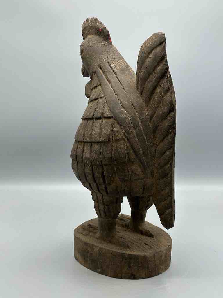 Wooden Baule Chicken Figure | Ivory Coast, Africa