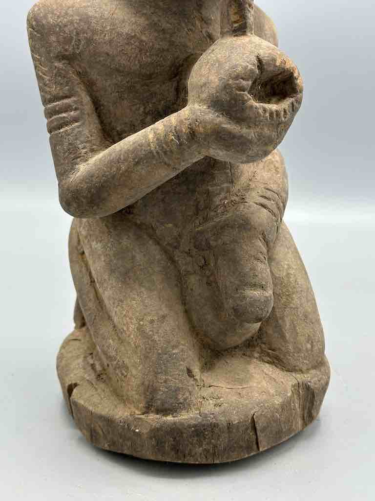 Vintage Dogon Male Figure Holding Penis - Mali
