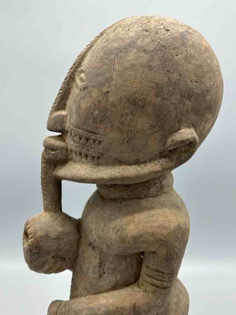 Vintage Dogon Male Figure Holding Penis - Mali