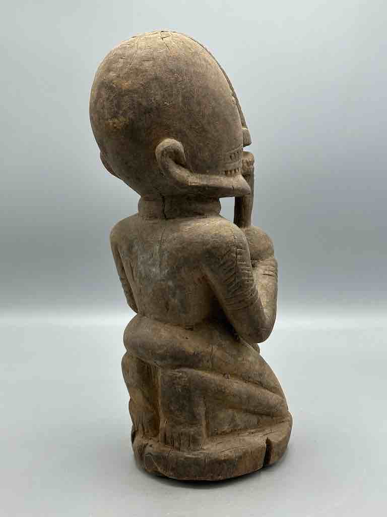 Vintage Dogon Male Figure Holding Penis - Mali