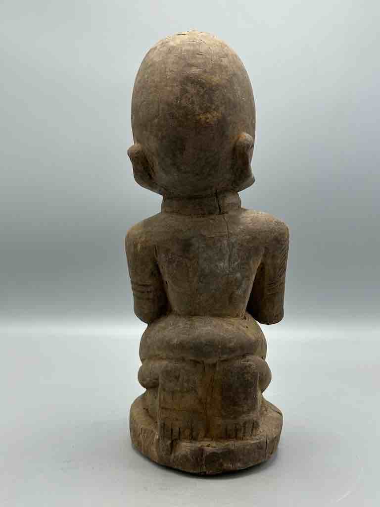Vintage Dogon Male Figure Holding Penis - Mali