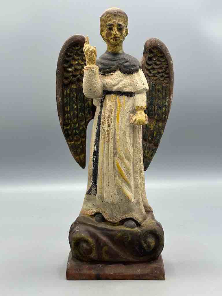 Antique Vietnamese Catholic Male Saint Figure Angel