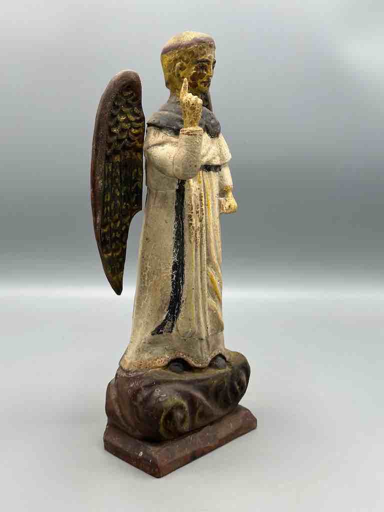 Antique Vietnamese Catholic Male Saint Figure Angel