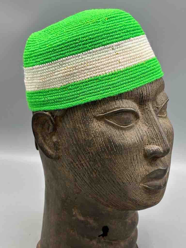 Large Size Woven Cotton African Kufi Men's Hat