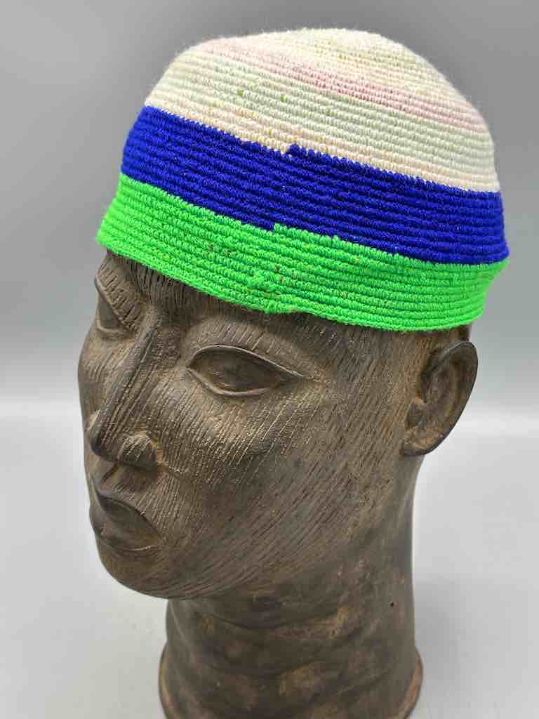 Large Size Woven Cotton African Kufi Men's Hat
