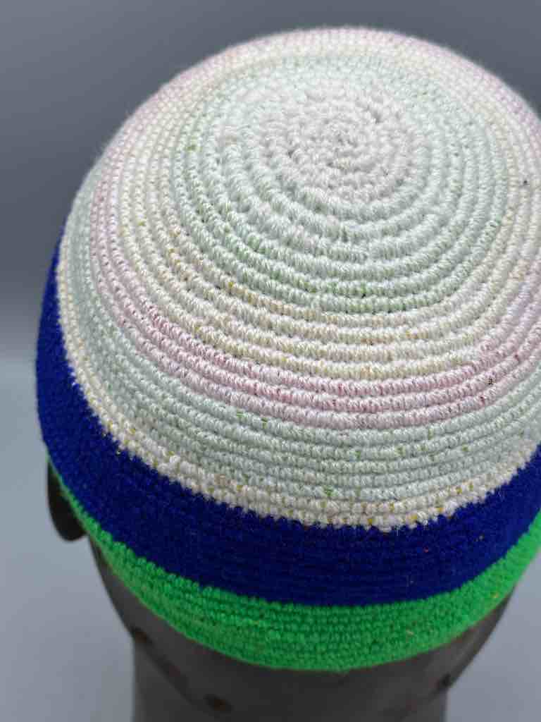 Large Size Woven Cotton African Kufi Men's Hat