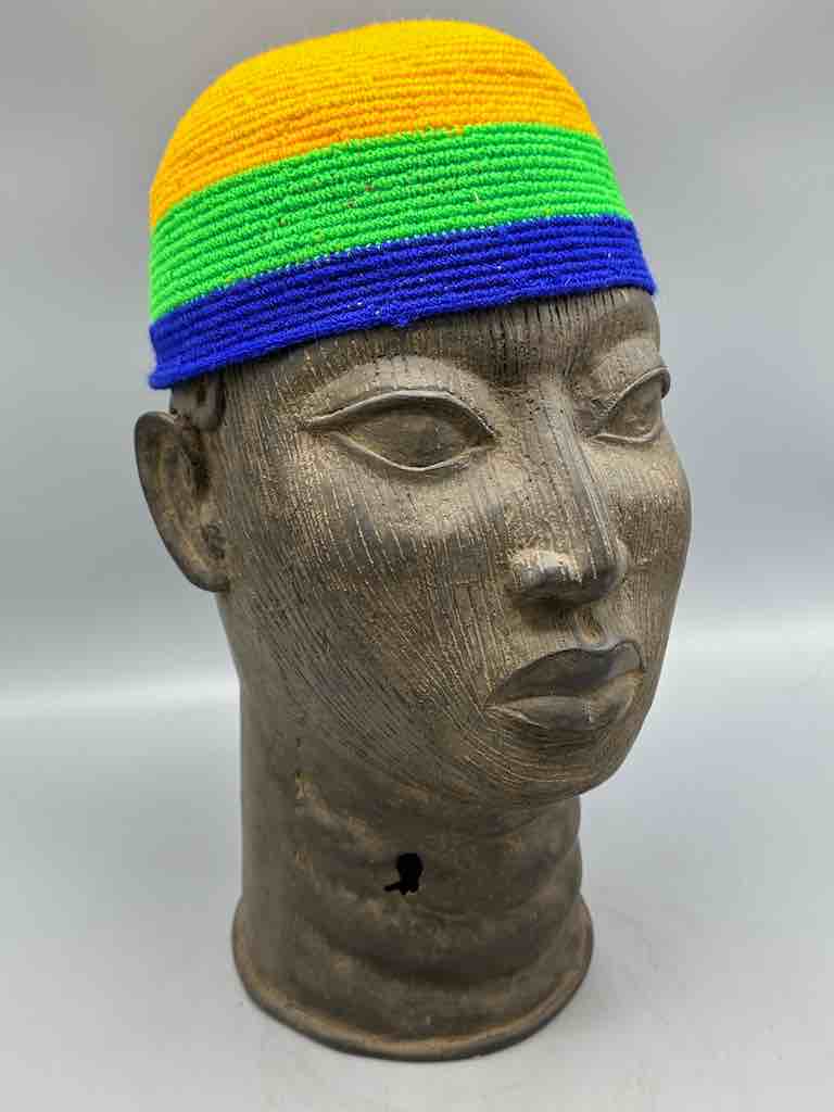 Large Size Woven Cotton African Kufi Men's Hat