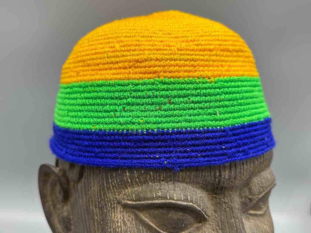 Large Size Woven Cotton African Kufi Men's Hat