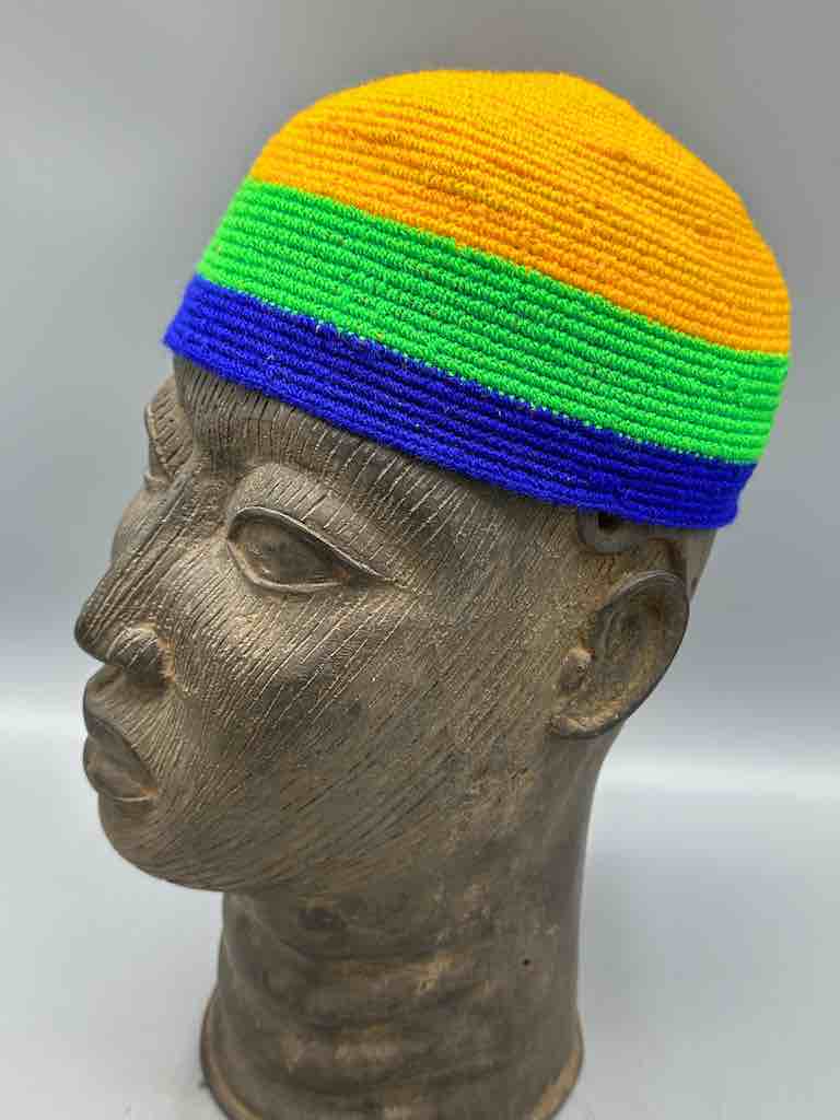 Large Size Woven Cotton African Kufi Men's Hat