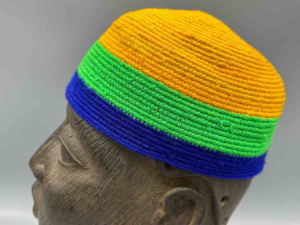 Large Size Woven Cotton African Kufi Men's Hat