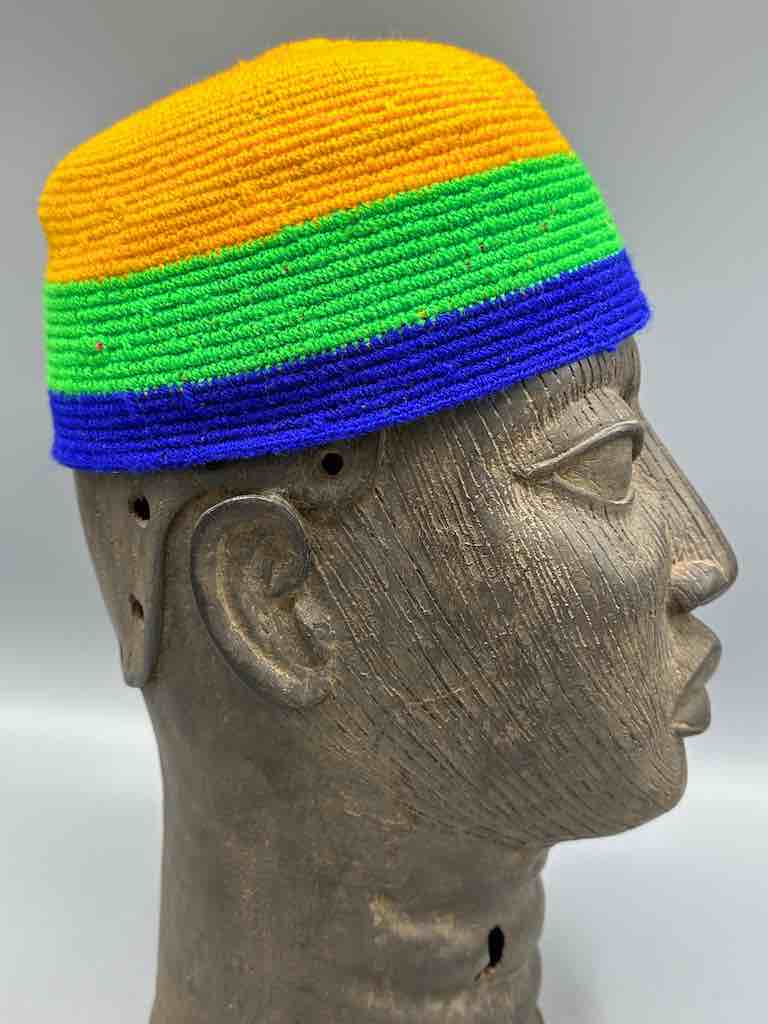 Large Size Woven Cotton African Kufi Men's Hat