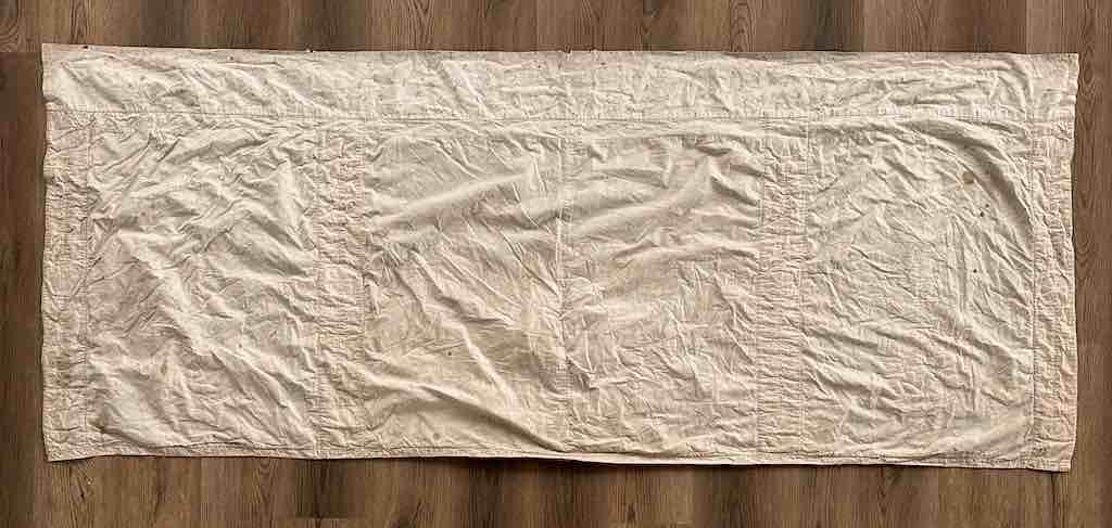 Antique Vietnamese Catholic Lamb of God Design Authentic Ecclesiastical Cloth Altar Textile