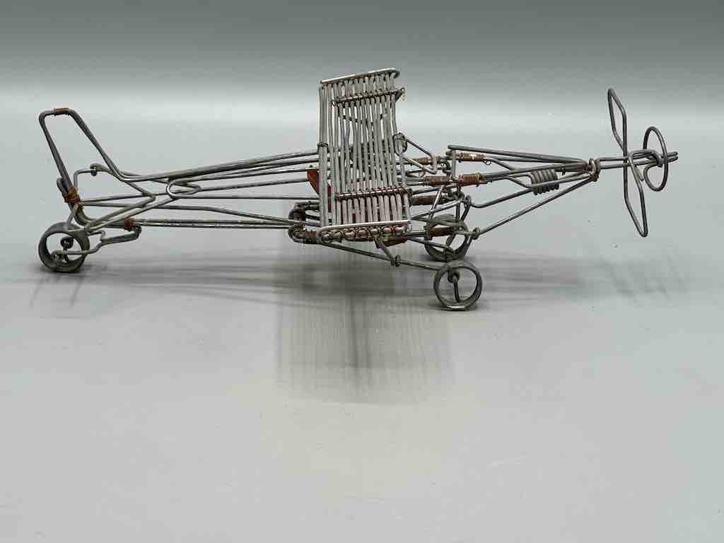 African Recycled Wire Toy Single Propellor Airplane - Niger
