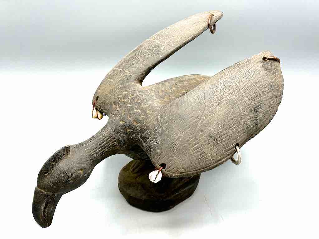 Wooden Eagle Ritual Statue | Ivory Coast, Africa