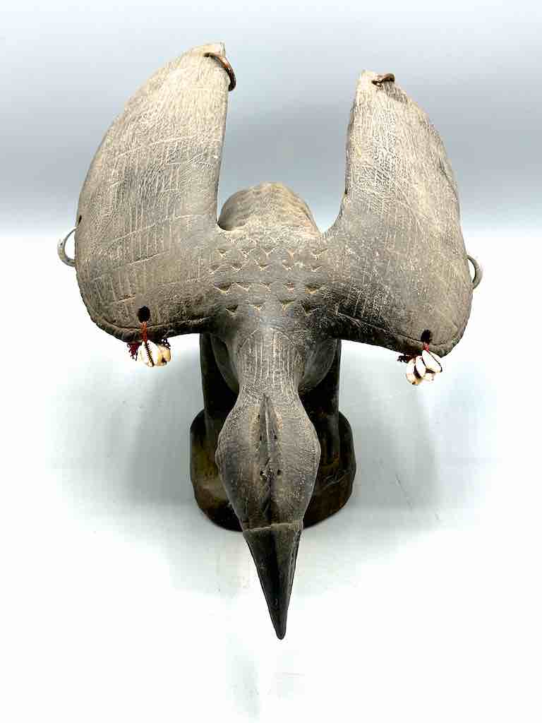Wooden Eagle Ritual Statue | Ivory Coast, Africa