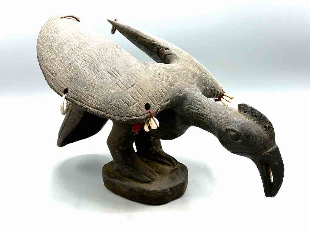 Wooden Eagle Ritual Statue | Ivory Coast, Africa