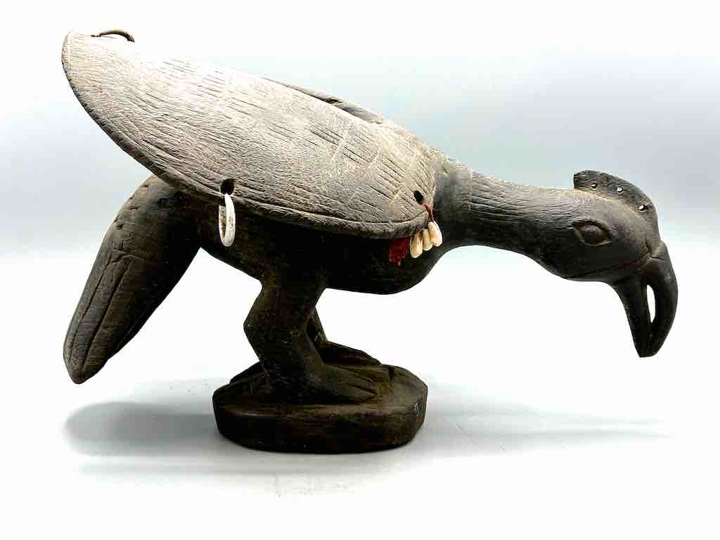 Wooden Eagle Ritual Statue | Ivory Coast, Africa