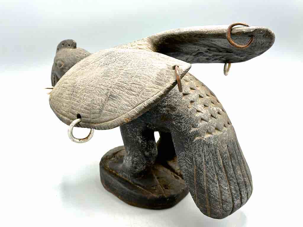 Wooden Eagle Ritual Statue | Ivory Coast, Africa