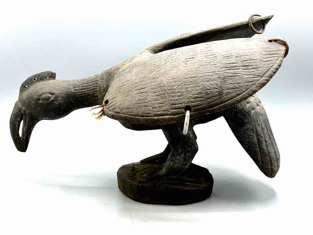 Wooden Eagle Ritual Statue | Ivory Coast, Africa