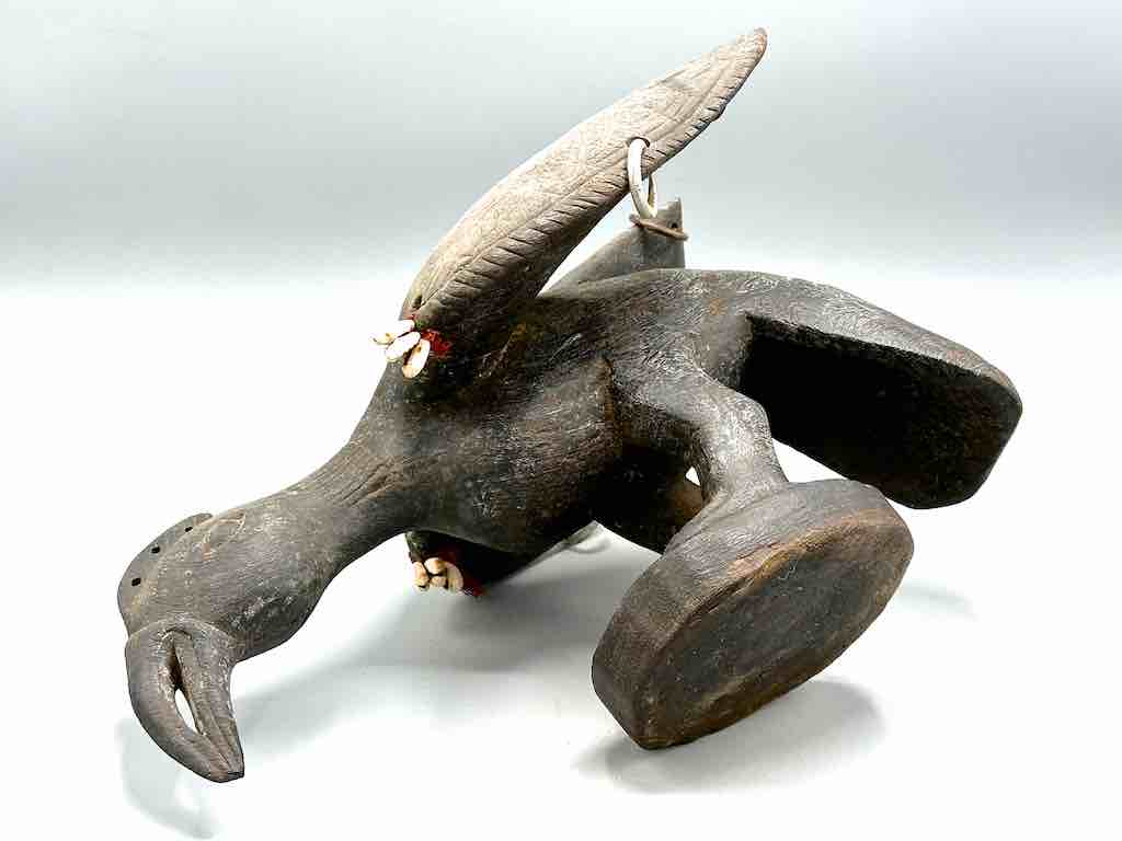 Wooden Eagle Ritual Statue | Ivory Coast, Africa
