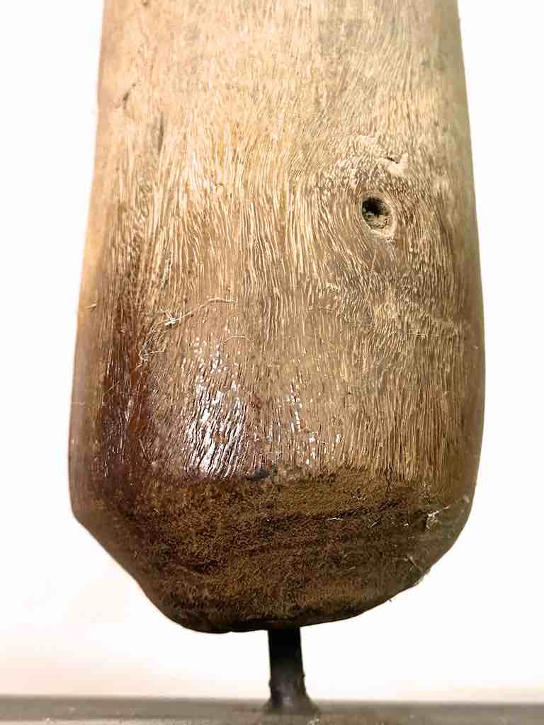 Very Old Used Moba Pestle, on Base - Togo