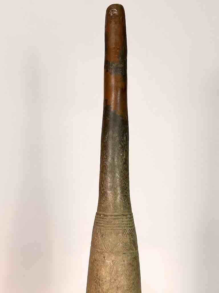 Very Old Used Moba Pestle, on Base - Togo