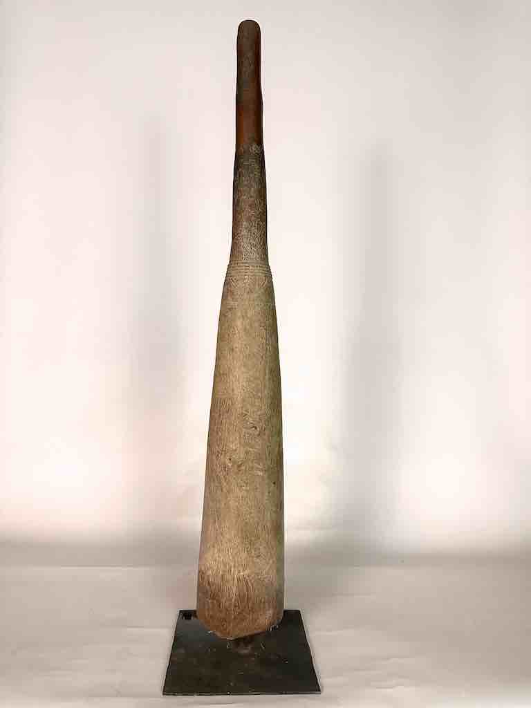 Very Old Used Moba Pestle, on Base - Togo