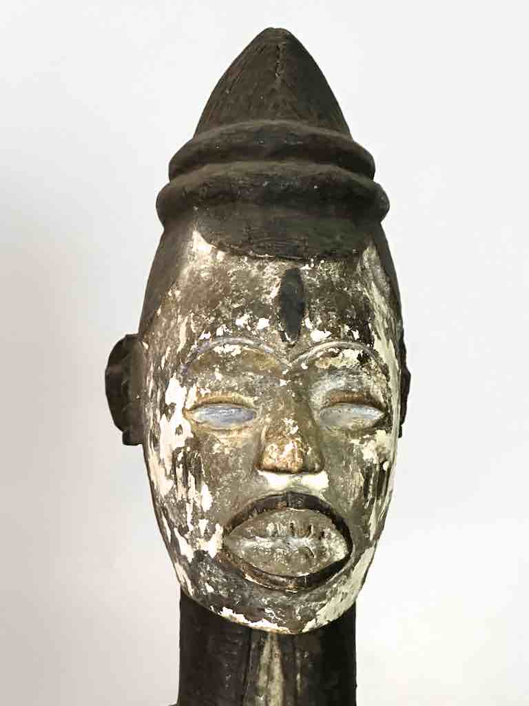 Vintage Seated Igbo Woman Spirit Statue | 25" - Nigeria