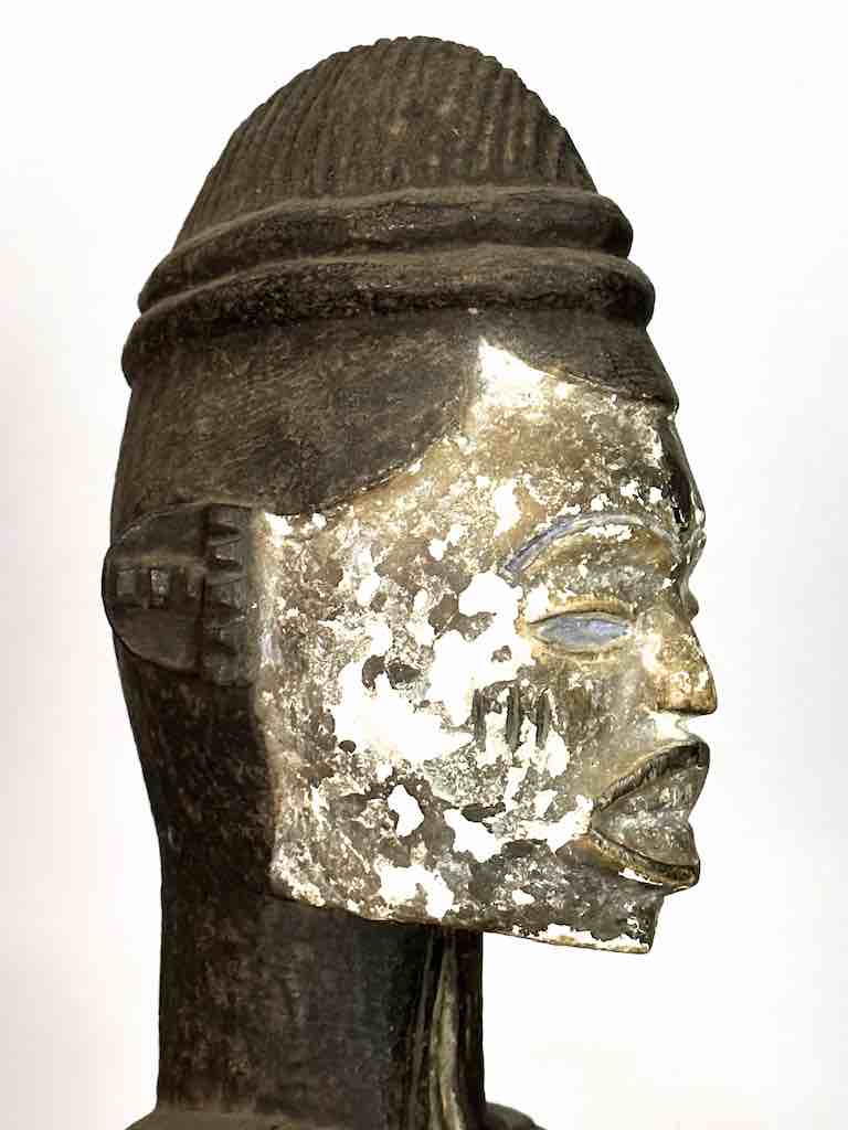 Vintage Seated Igbo Woman Spirit Statue | 25" - Nigeria