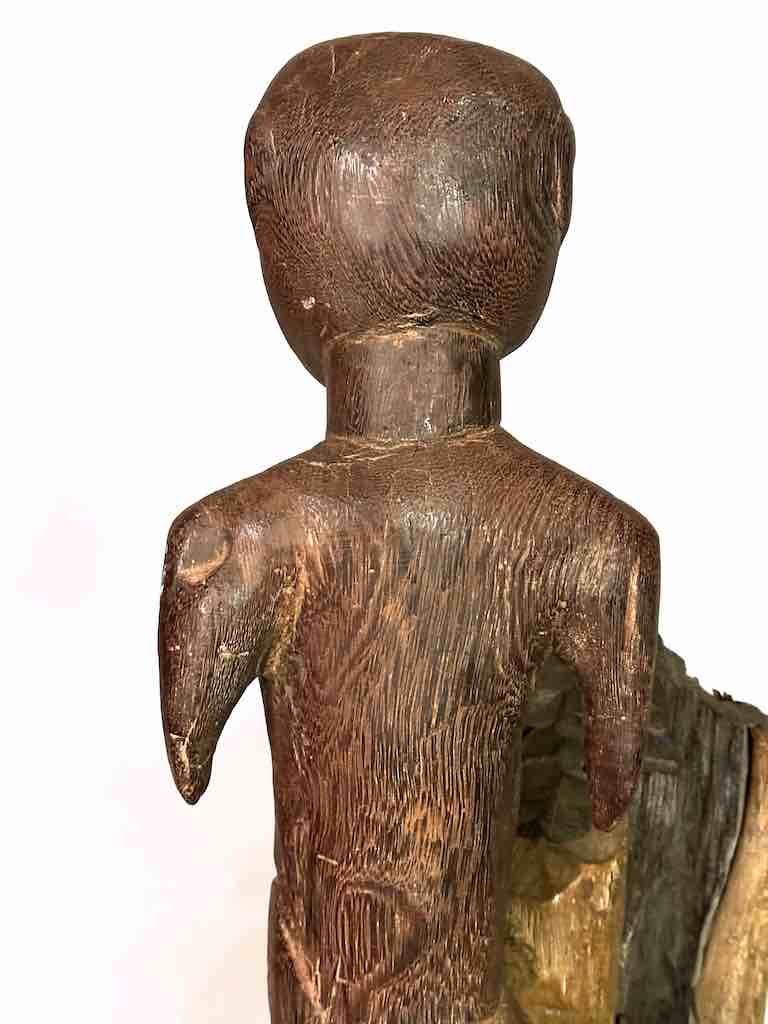 Makonde Male Ancestor Spirit Statue | 22" - Tanzania