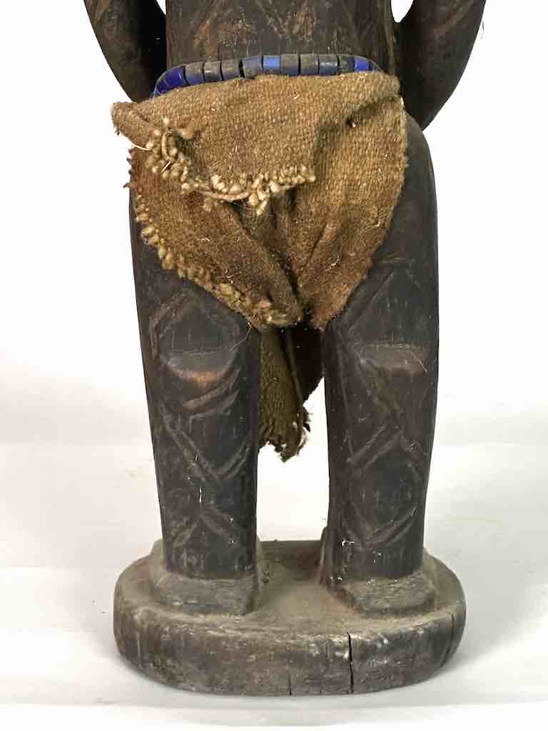 Vintage Standing Bambara Woman Spirit Statue | 26" - Mali