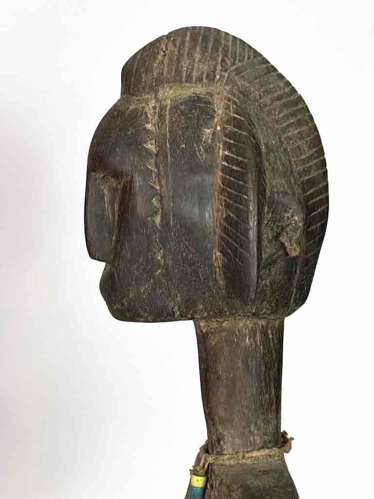 Very Old Vintage Standing Bambara Woman Spirit Statue | 26" - Mali