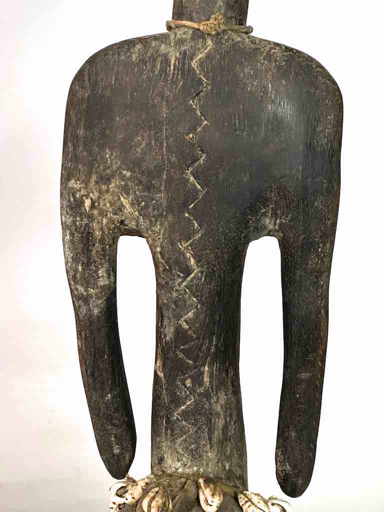 Very Old Vintage Standing Bambara Woman Spirit Statue | 26" - Mali