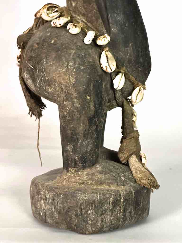 Very Old Vintage Standing Bambara Woman Spirit Statue | 26" - Mali