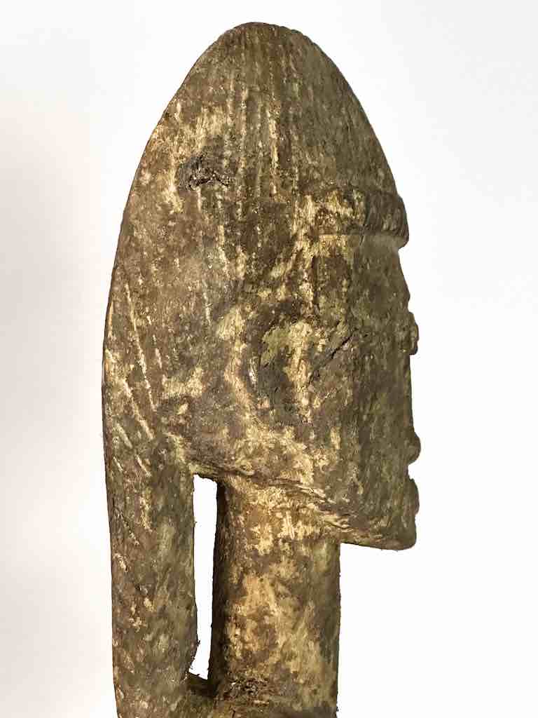 Vintage Dogon Seated Female Fetish Statue - Mali