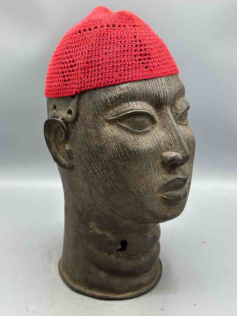 Solid color 100% cotton crocheted kufi African men's hat