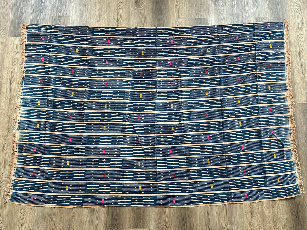 Largest Vintage Baule African Cloth Men's Textile | 184 x 62"