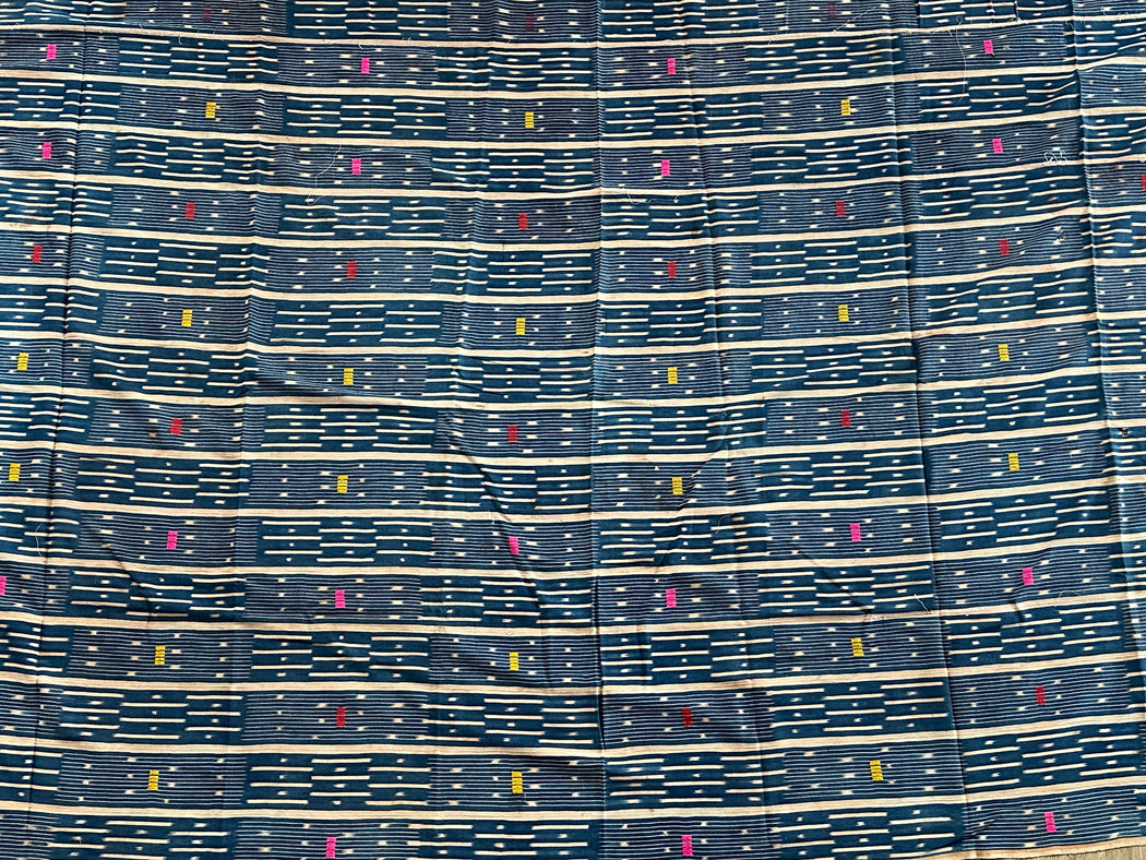Largest Vintage Baule African Cloth Men's Textile | 184 x 62"