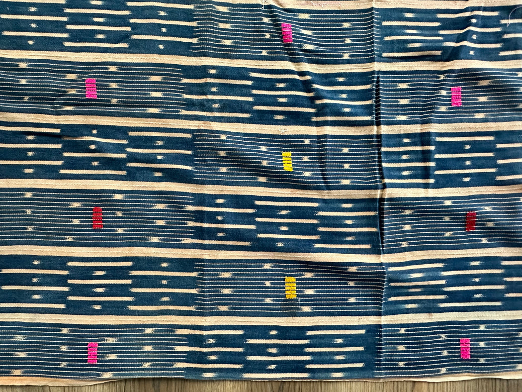 Largest Vintage Baule African Cloth Men's Textile | 184 x 62"