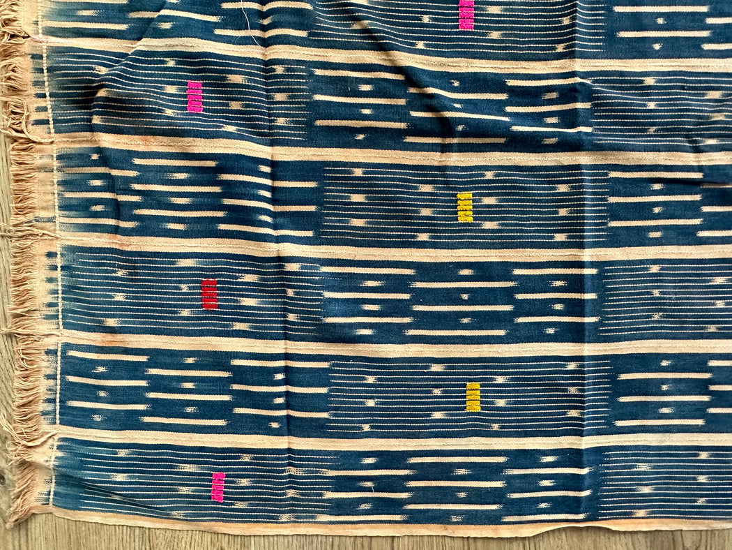 Largest Vintage Baule African Cloth Men's Textile | 184 x 62"