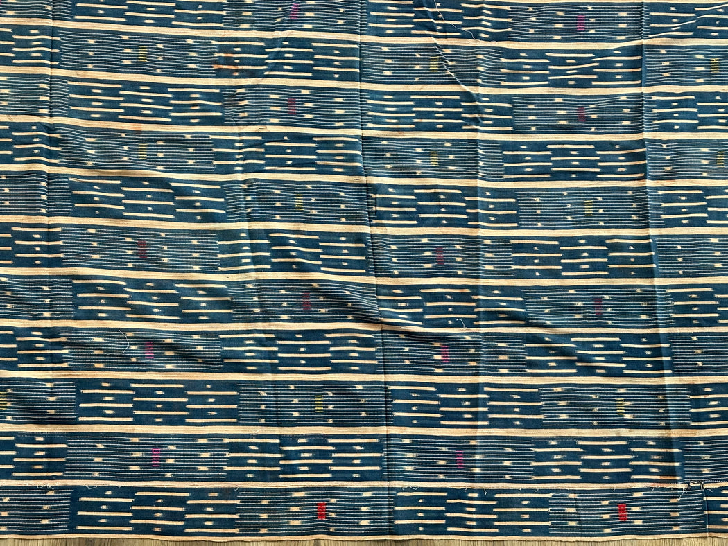Largest Vintage Baule African Cloth Men's Textile | 184 x 62"