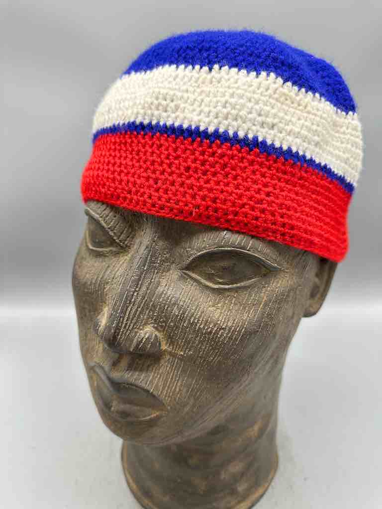 Unique 100% cotton knit kufi African men's hat