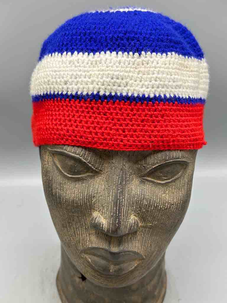 Unique 100% cotton knit kufi African men's hat
