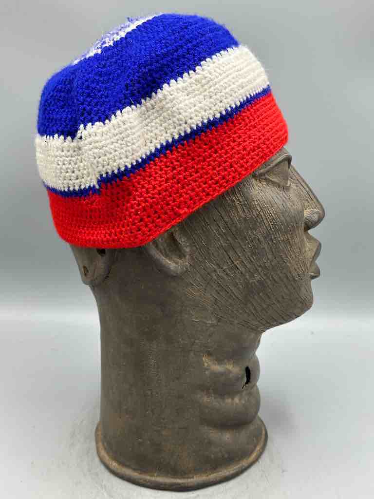 Unique 100% cotton knit kufi African men's hat