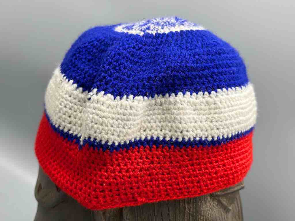 Unique 100% cotton knit kufi African men's hat