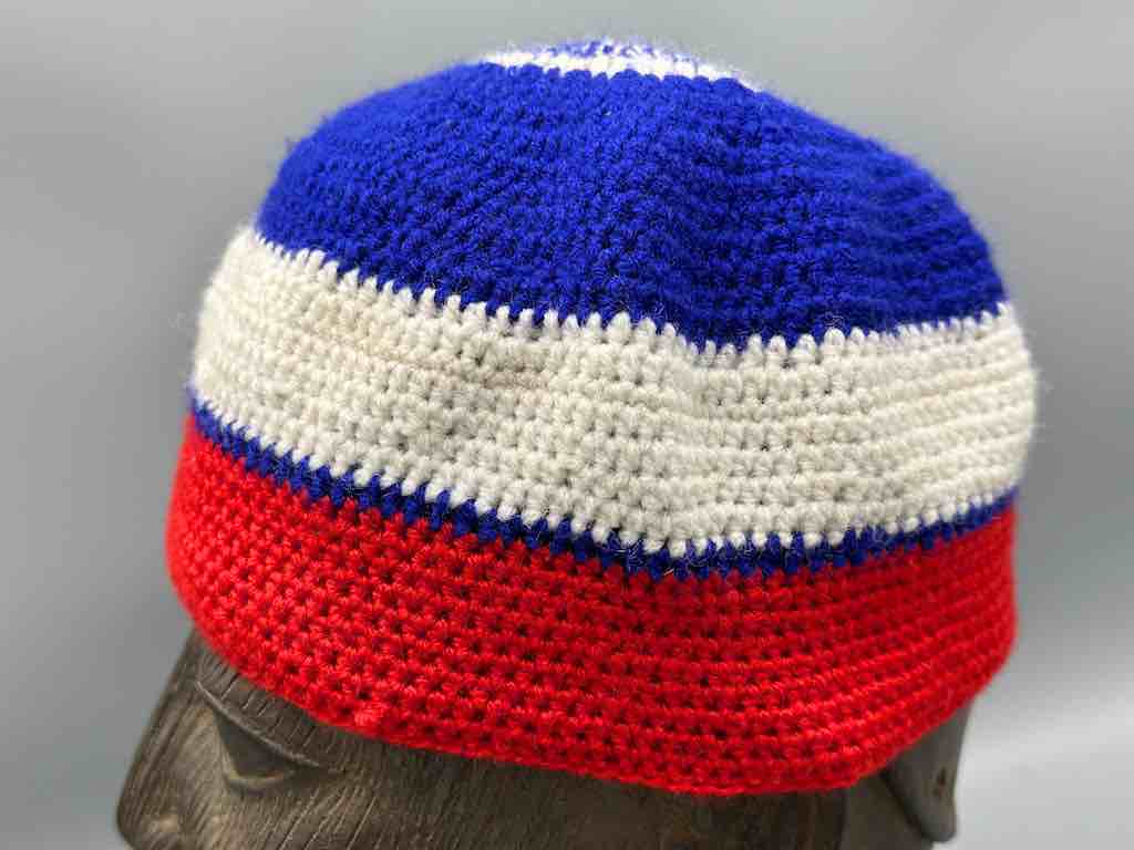Unique 100% cotton knit kufi African men's hat