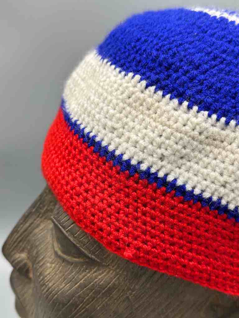 Unique 100% cotton knit kufi African men's hat